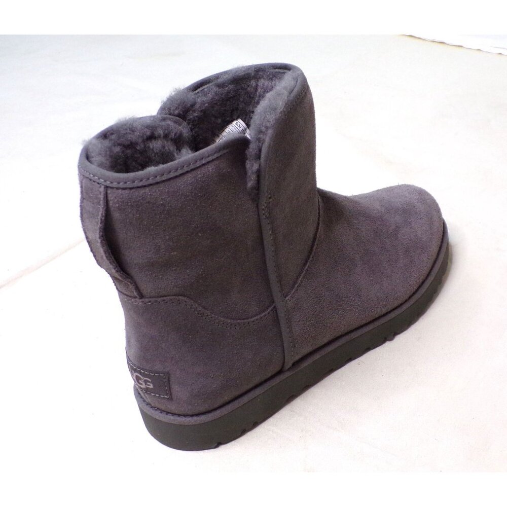 🆕UGG Classic Cory II Genuine Shearling Bootie Boot 11 Gray - Picture 7 of 9